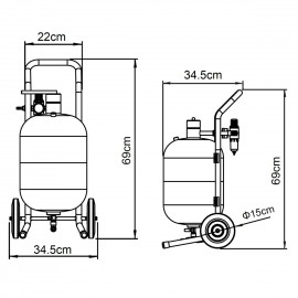 Smėliapūtė 19 ltr