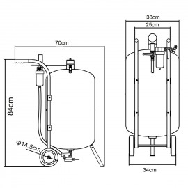 Smėliapūtė 75 ltr