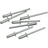 Kniedės aliumininės 12.7x4.8 (50 vnt)