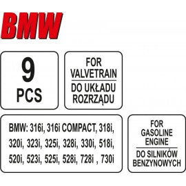 Variklio fiksavimo rinkinys BMW Double VANOS M52TU M54 M56