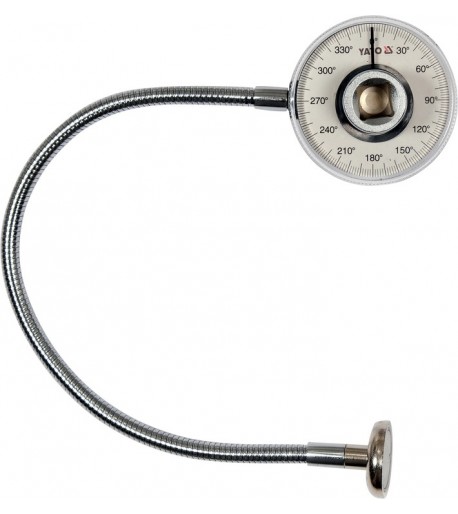 Kampinis matuoklis su magnetine ranka 1/2" (12,5 mm) | 0-360°