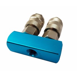 Oro paskirstytojas 2 lizdų 1/4"