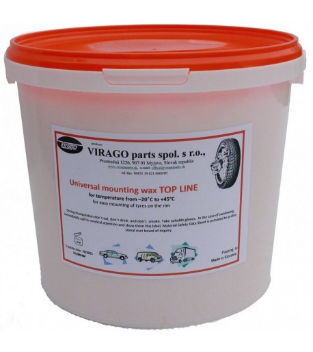 Montavimo pasta TOP Line WAX 5kg (oranžinė)