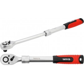 Teleskopinė terkšlė 1/2" 305–460 mm, 72 dantukų | YATO