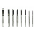Skylių pramušėjų tarpinėms gaminti rinkinys 2–10 mm, 8 vnt.