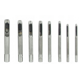 Skylių pramušėjų tarpinėms gaminti rinkinys 2–10 mm, 8 vnt.