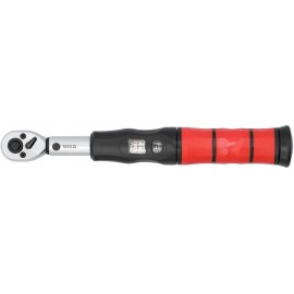 1/4" dinamometrinis raktas 2–26 Nm, 72 dantų, su dviguba skale | YATO
