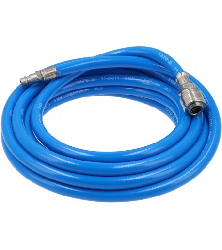 Armuota oro žarna su greitomis jungtimis 8 mm × 5 m, 2,0 MPa | YATO