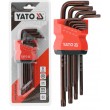 L tipo Torx raktų su skyle rinkinys T10–T50, S2, 9 vnt. | YATO