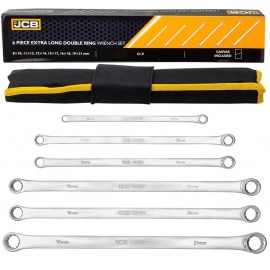 Ypač ilgų žiedinių raktų rinkinys 8–21 mm, 6 vnt. | JCB