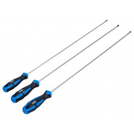 Ypač ilgų atsuktuvų rinkinys 450 mm, 6 mm / PH2 / T15, 3 vnt. | BGS