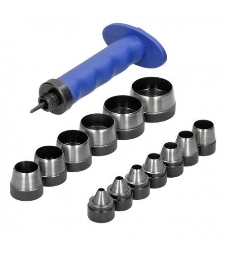 Keičiamų skylių išmušėjų rinkinys 5–35 mm, 14 vnt. | ESSEN TOOLS GERMANY