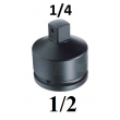 Adapteris smūginis 1/4 - 1/2