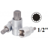 M6 antgalis įpresuotas į 1/2'' galvutę