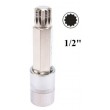 M5 ilgas antgalis įpresuotas į 1/2'' galvutę