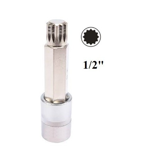 M18 ilgas antgalis įpresuotas į 1/2'' galvutę