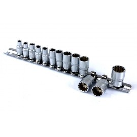 1/4" Galvučių rinkinys 13vnt KINGRONY