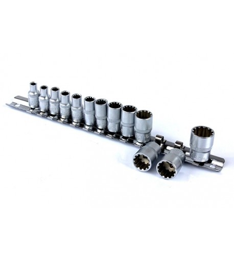 1/4" Galvučių rinkinys 13vnt KINGRONY