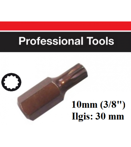 M6 antgalis trumpas Premium (Spline / M)