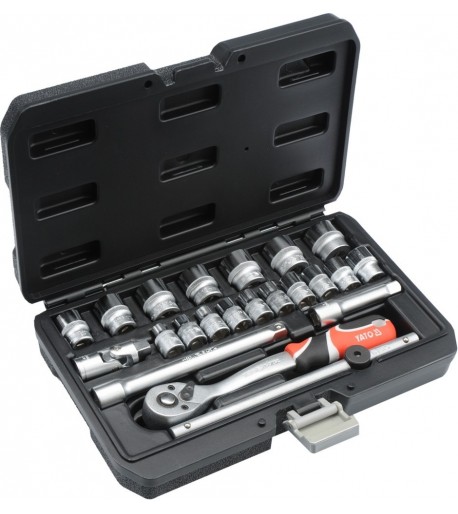 Įrankių komplektas 10 mm (3/8") 22 vnt. YATO