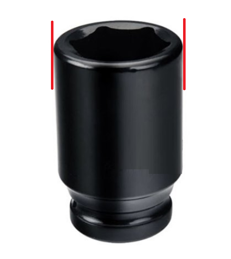 38mm - Prailginta smūginė galvutė 3/4"