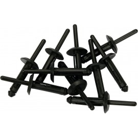 Kniedės plastikinės 6,3mm