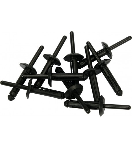 Kniedės plastikinės 6,3mm