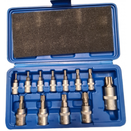 Antgaliai TORX 5-kampų - srauto matuokliui - su skyle - 12d.