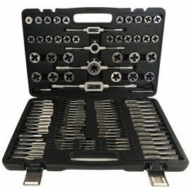 Sriegiklių ir sriegpjovių komplektas M2 - M18 - 110 vnt.