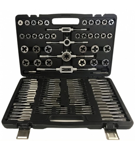 Sriegiklių ir sriegpjovių komplektas M2 - M18 - 110 vnt.