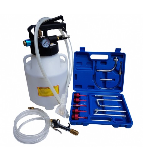 Pneumatinis tepalo užpylimo ir išsiurbimo įrenginys su ATF adapteriais 6 Ltr