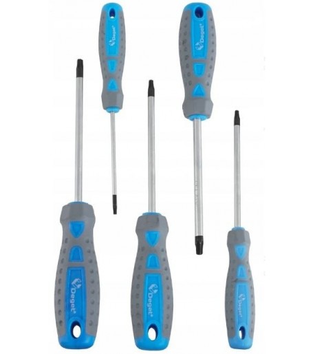 Atsuktuvų rinkinys (Torx) T10 - T30 - 5 vnt