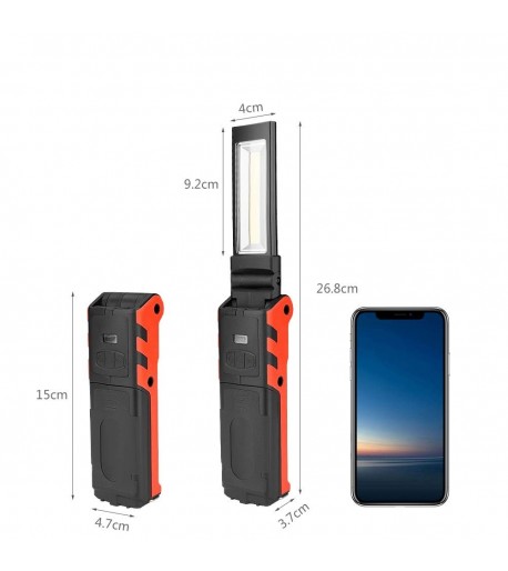 Darbo lempa akumuliatorinė 2x3W LED