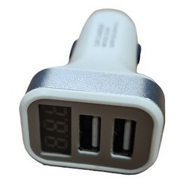 Srovės indikatorius su USB lizdais