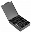 Smūginių galvučių rinkinys sugadintiems varžtams 9-27mm, 3/8″, 1/2″, 15vnt
