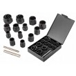 Smūginių galvučių rinkinys sugadintiems varžtams 9-27mm, 3/8″, 1/2″, 15vnt
