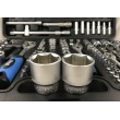 Įrankių komplektas su terkšlėmis 1/4"+3/8"+1/2" - 173d.