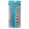 Galvučių rinkinys 1/2″ 18 vnt. 10-32mm (6kamp.)