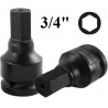 H28 - 28mm (šešiakampis) antgalis 3/4''