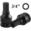 H34 - 34mm (šešiakampis) antgalis 3/4''