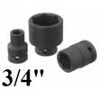 56 mm smūginė galvutė trumpa 3/4" (6-kampų)