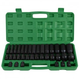 1/2" Galvučių smūginių rinkinys 8-32mm 35vnt.