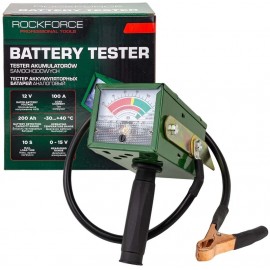 Akumuliatoriaus apkrovos matuoklis 12V ROCKFORCE