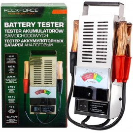 Akumuliatoriaus įkrovos testeris 6-12V ROCKFORCE